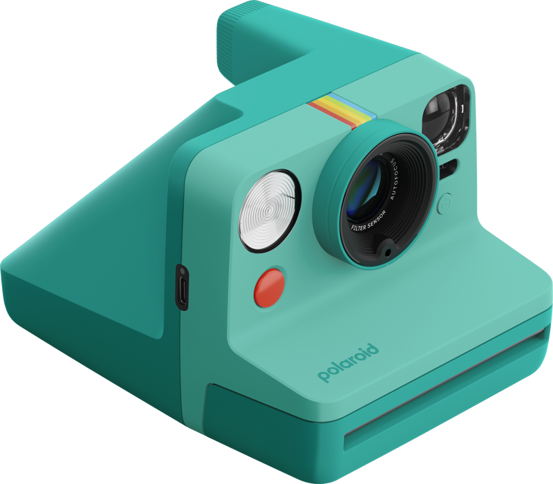 800q-02_136076 Polaroid Now Gen 3 Teal -pikakamera