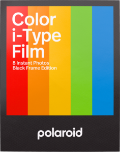 Polaroid Color Film I-Type Black Frame Edition -pikafilmi
