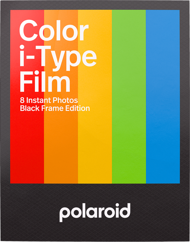 Polaroid Color Film I-Type Black Frame Edition -pikafilmi
