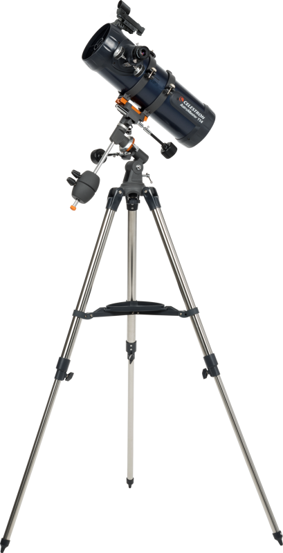 Celestron AstroMaster 114EQ-MD -tähtikaukoputki puhelinsovittimella ja kuusuodattimella