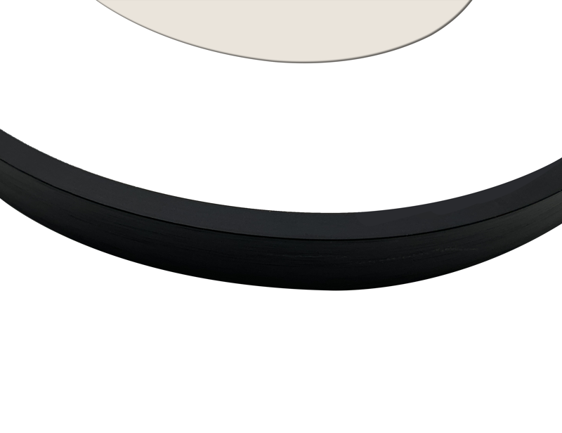 800q-03_133011 Focus Aster Oval musta 26,6x36,6/PP 20x30 -valokuvakehys