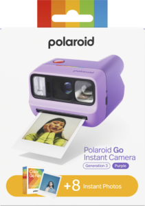 Polaroid Go Gen 3 Purple + Color Film 8 kuvaa -pikakamerapaketti