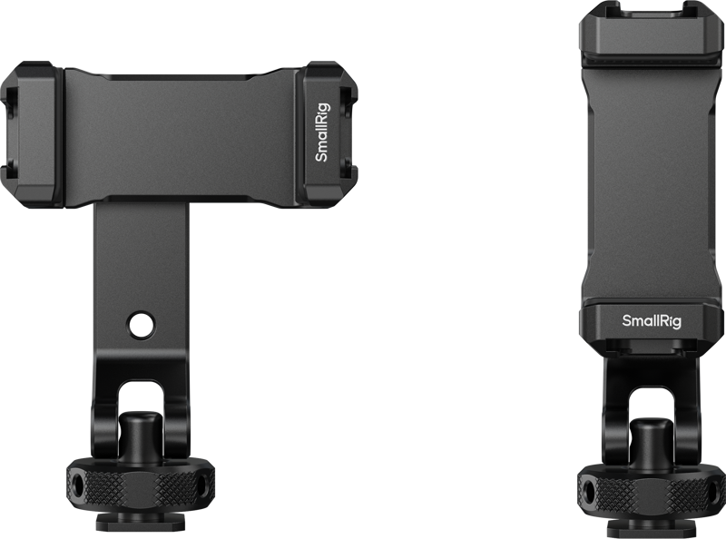 800q-03_138695 SmallRig 6661 PC-T1 Metal Phone Clamp with Triple Cold Shoe Mounts – phone mount