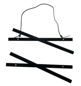 800q-04_132429 Focus Poster Hanger musta 61cm -magneettinen julisteripustin