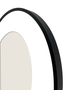 800q-04_133011 Focus Aster Oval musta 26,6x36,6/PP 20x30 -valokuvakehys
