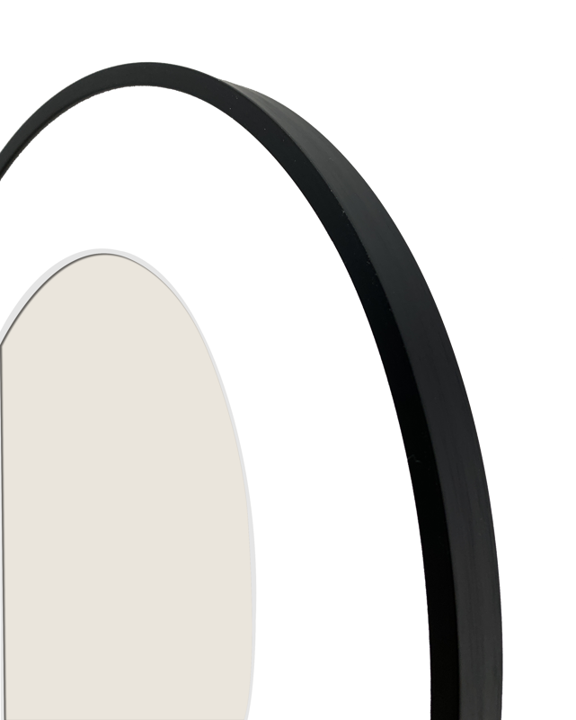 800q-04_133011 Focus Aster Oval musta 26,6x36,6/PP 20x30 -valokuvakehys