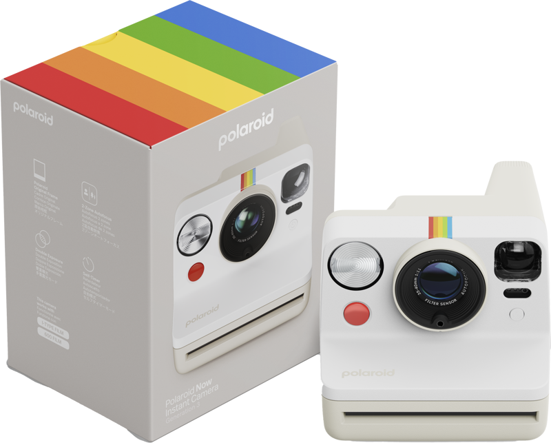 800q-05_131018 Polaroid Now Gen 3 Pebble White -pikakamera