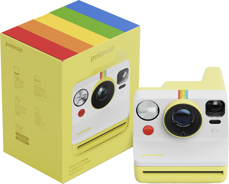 800q-05_131020 Polaroid Now Gen 3 Yellow -pikakamera
