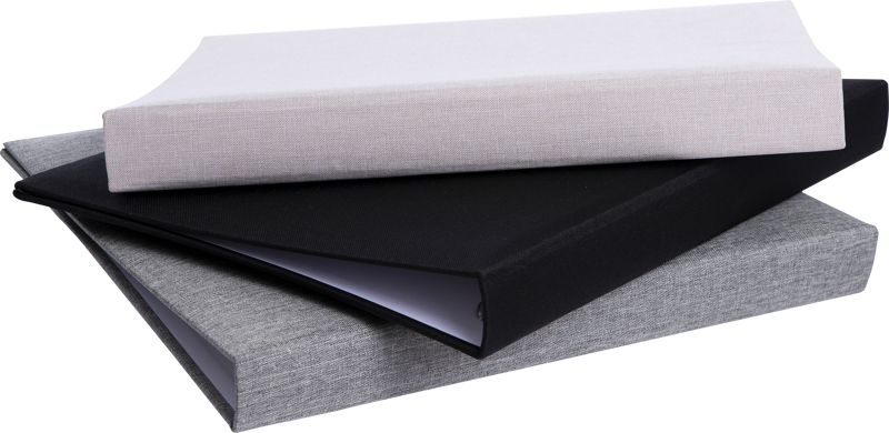 800q-05_131435 Focus Essence Ringbinder harmaa -rengasalbumi