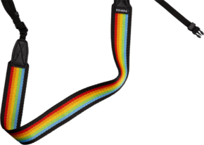 800q-19_114936 Polaroid Flat Rainbow Black -kamerahihna