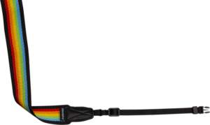 800q-20_114936 Polaroid Flat Rainbow Black -kamerahihna