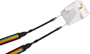 800q-21_114936 Polaroid Flat Rainbow Black -kamerahihna