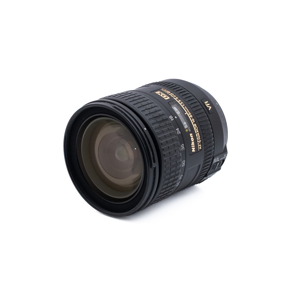 Nikon 16-85mm f35-56 G ED DX VR_2 Nikon AF-S Nikkor 16-85mm f/3.5-5.6G ED VR DX - Käytetty